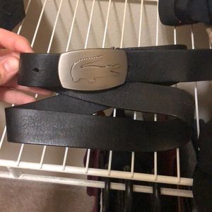 Lacoste leather belt